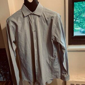 Calvin Klein Button Down Grey/White Checked shirt